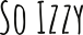 So Izzy Logo